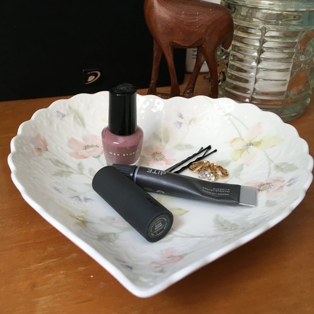Mikasa “Pastel Garden” Heart Candy Dish